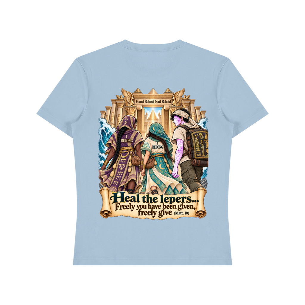 G-d's Temple; Bible Depiction; Unisex Heavyweight Cotton T-Shirt