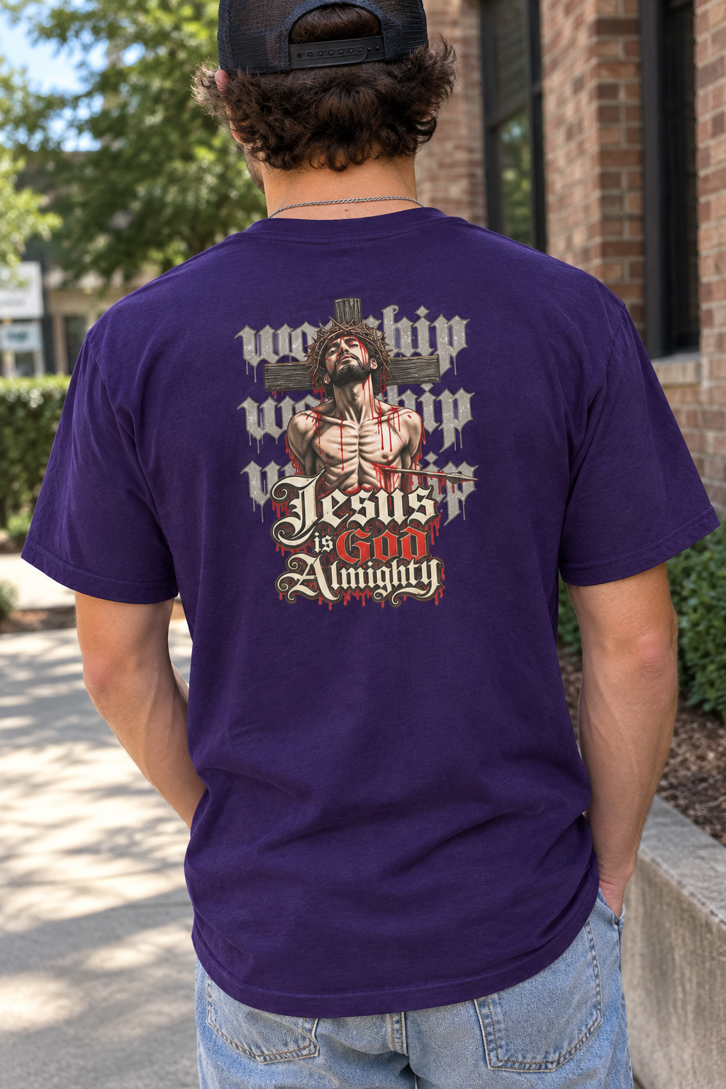 Jesus is God back cross